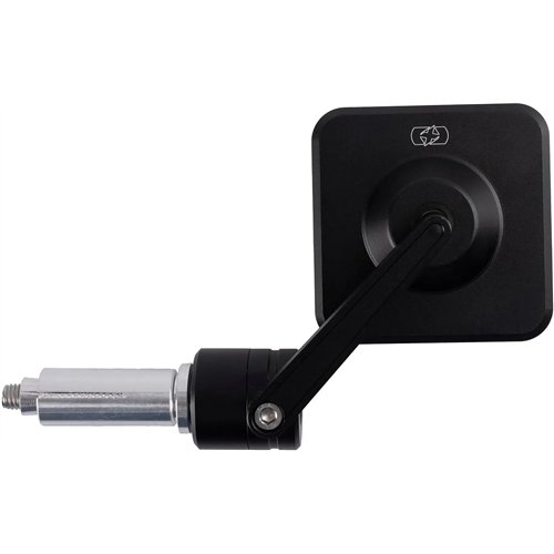 Espejo retrovisor bar end Oxford Square 360 OX509 negro para manillar 22 mm moto