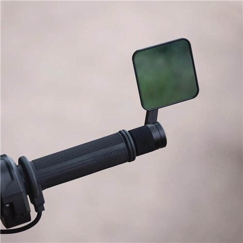 Espejo retrovisor bar end Oxford Square 360 OX509 negro para manillar 22 mm moto