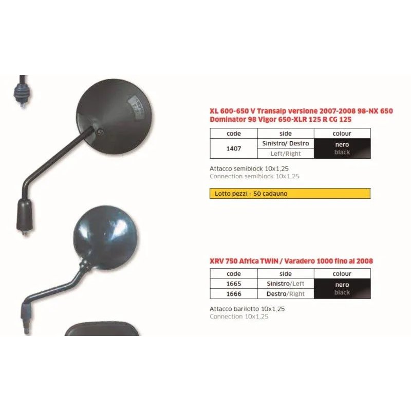 Espejoxl 600-650 V Transalp Versione Dcho - FAR1407