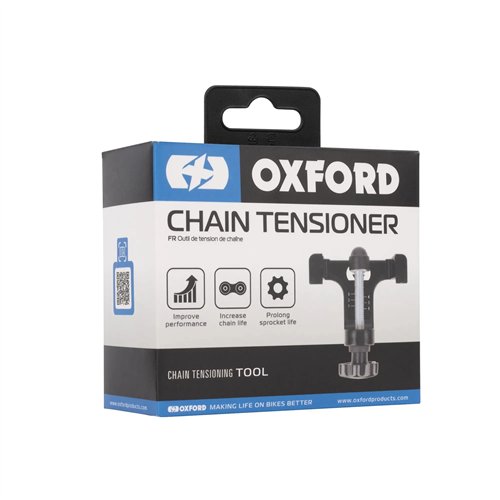 Tensor de cadena moto Oxford OX344 Chain Tensioner para ajuste y alineación de rueda trase