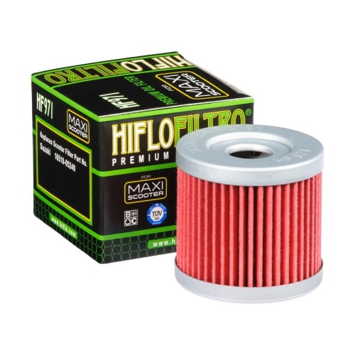 filtro de aceite moto hiflofiltro hf971 para suzuki burgman y scooters suzuki