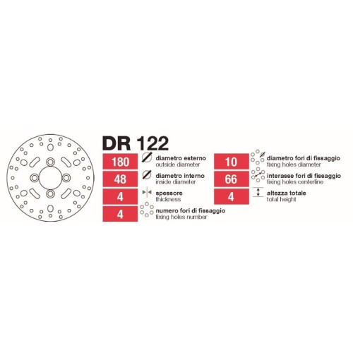 discos de freno delt yamaha bw spy dr122