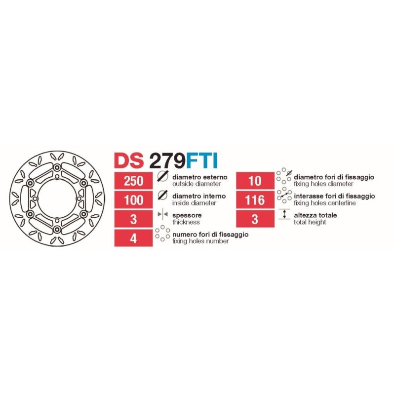 discos de freno delt kawa kx suzuki rm rmz ds279fti