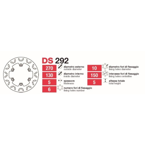 discos de freno del tras kawa zx gpz gtr ds292