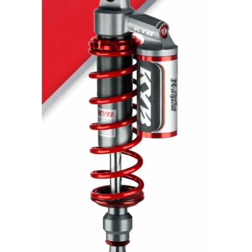 amortiguadores traseros kyb gas rg2 1006 2 rojos para honda forza 300 2018 2025