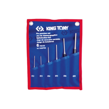 juego de botadores king tony 1006prn 6 piezas o2 8 mm con estuche
