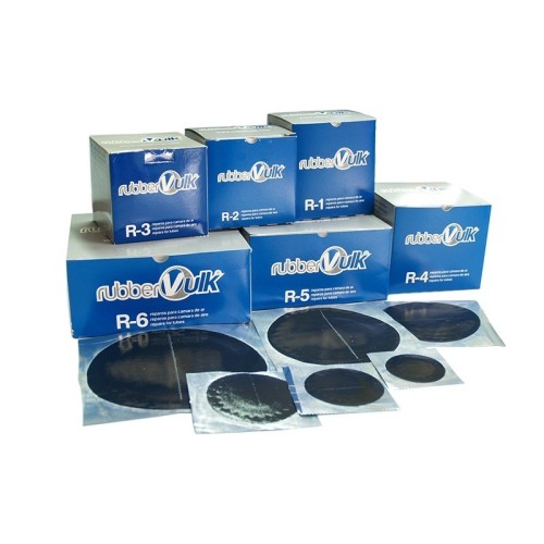 parches r 2 caja de 40 unidades diametro 50mm rubber