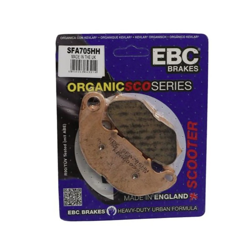 pastillas freno disco moto ebc sfa705hh compuesto hh juego