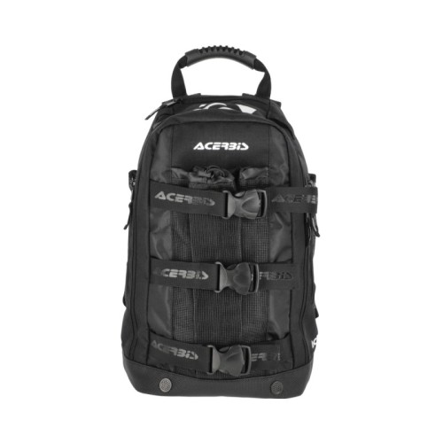 mochila moto acerbis shadow logo 38l negra 0026012 090 enduro off road
