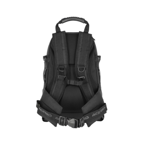 mochila moto acerbis shadow logo 38l negra 0026012 090 enduro off road