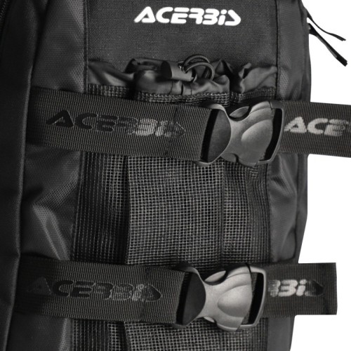 mochila moto acerbis shadow logo 38l negra 0026012 090 enduro off road
