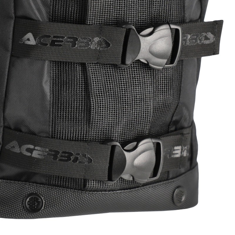 mochila moto acerbis shadow logo 38l negra 0026012 090 enduro off road