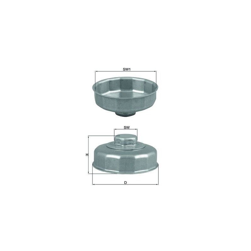 llave para filtros de aceite mahle ocs1