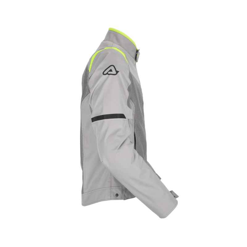 chaqueta acerbis ce ramsey vented 2 0 color gris y amarillo 0026149 290