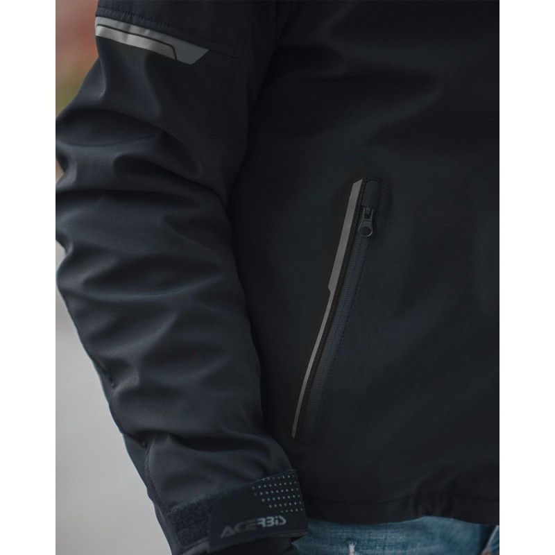 chaqueta acerbis ce up town color negro 0025797 090