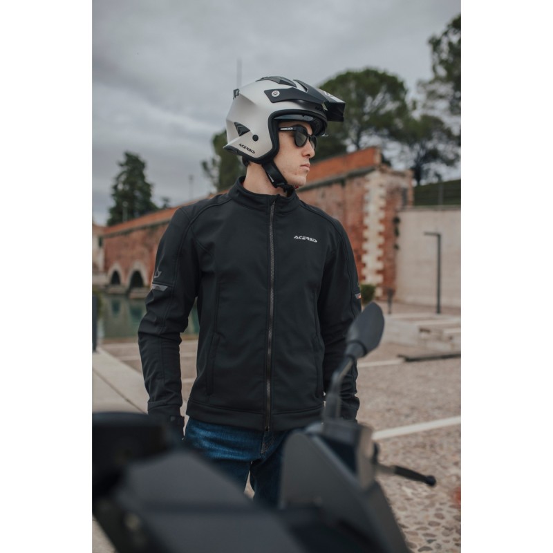 chaqueta acerbis ce x town color negro 0025644 090