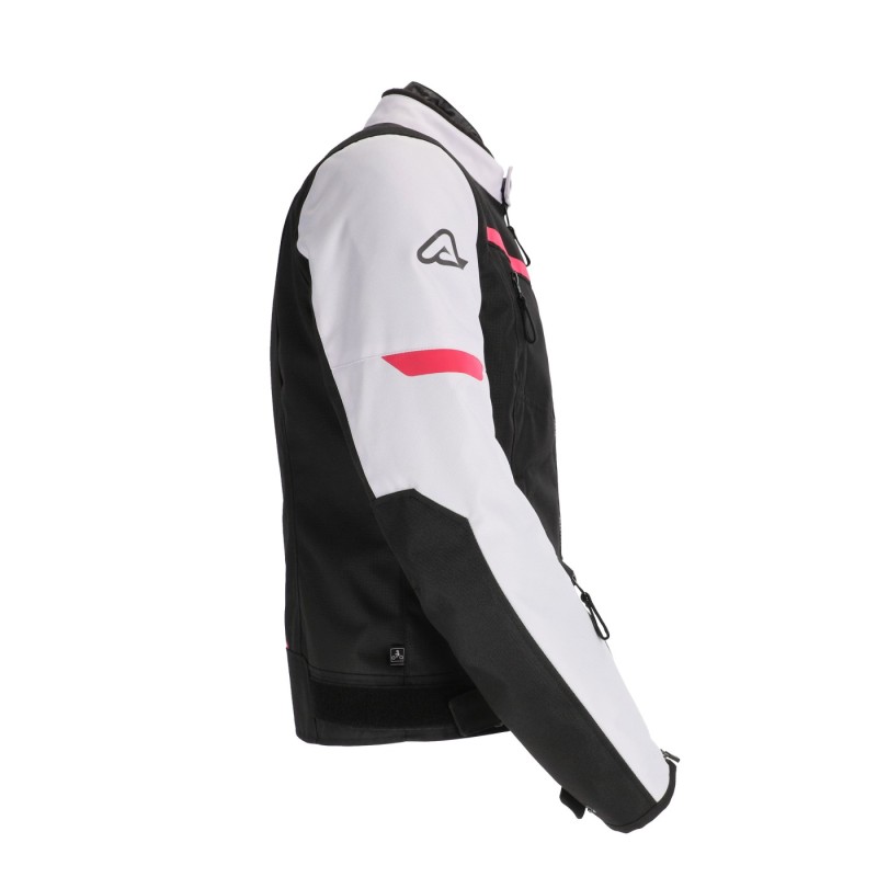 chaqueta acerbis ce x street lady negra y rosa 0024503 723