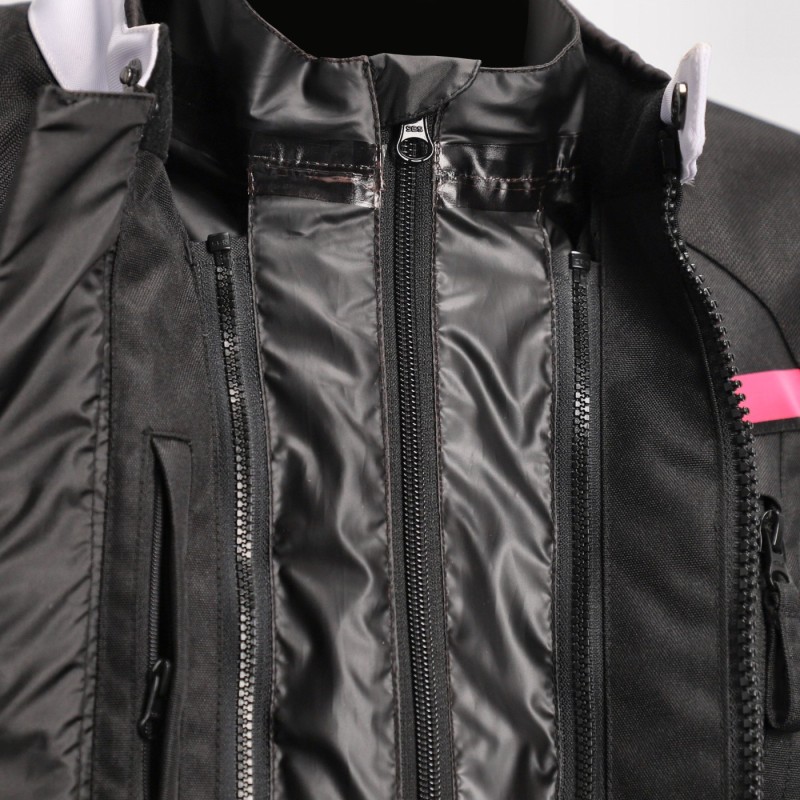 chaqueta acerbis ce x street lady negra y rosa 0024503 723