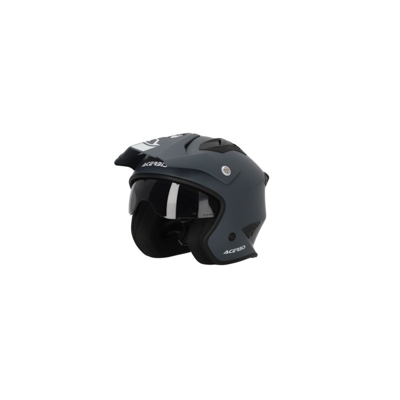 casco acerbis jet aria 22 06 gris 0025055 070