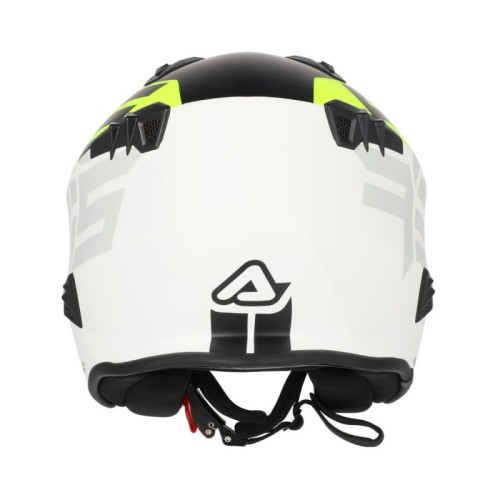 casco acerbis jet aria graphic sport 22 06 color negro y amarillo fluor mate 0026602 457