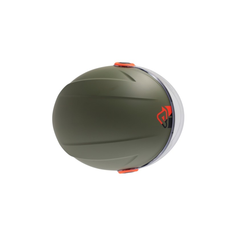 casco acerbis jet modelo brezza 22 06 verde militar 0026061 582