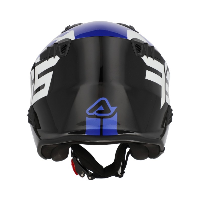 casco acerbis jet aria graphic sport 22 06 color negro y azul mate 0026602 295