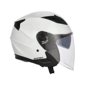 casco jet acerbis firstway 2 0 22 06 0025424 con visor solar para moto road 2