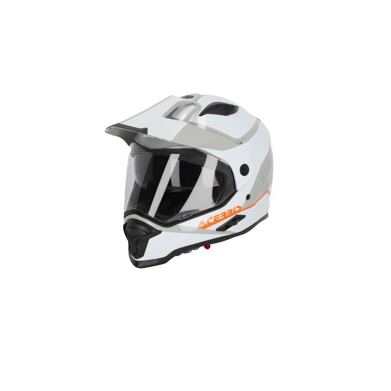 casco acerbis reactive 22 06 blanco y gris talla xxl 0025312 235