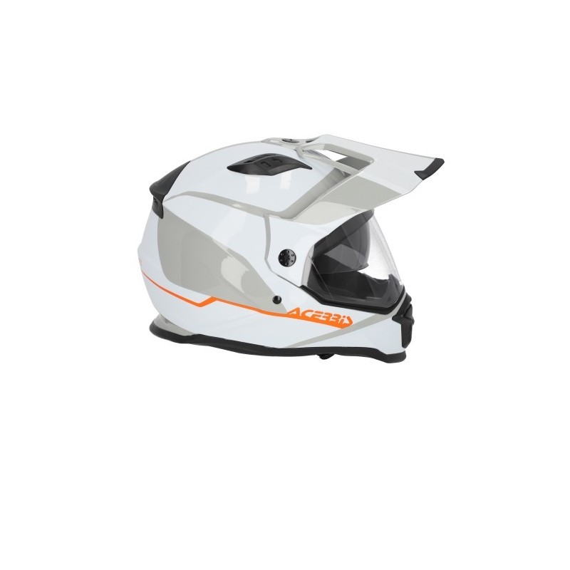 casco acerbis reactive 22 06 blanco y gris talla xxl 0025312 235