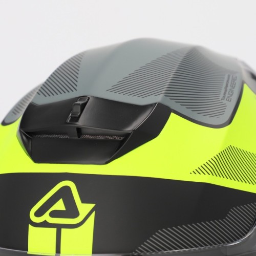 casco modular acerbis serel 22 06 negro y amarillo fluor 0025201 457