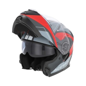 casco acerbis serel 22 06 gris y rojo 0025201 295