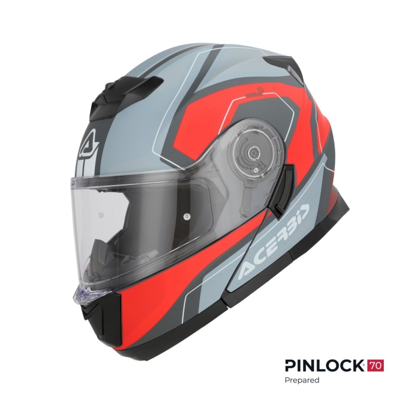 casco acerbis serel 22 06 gris y rojo 0025201 295
