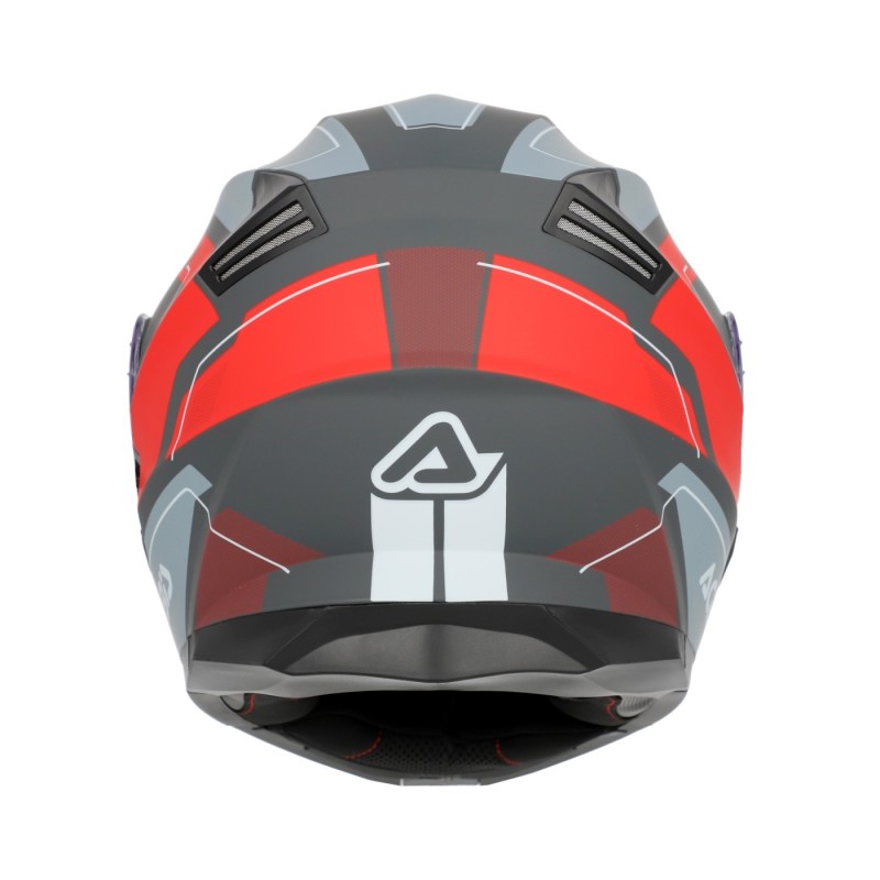 casco acerbis serel 22 06 gris y rojo 0025201 295