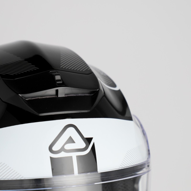 casco modular acerbis serel 22 06 negro y blanco 0025201 315