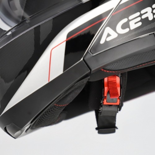 casco modular acerbis serel 22 06 blanco y rojo 0025201 314