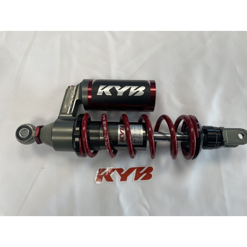 amortiguadores traseros kyb gas para honda pcx 2012 2017 rojo