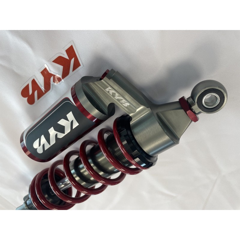 amortiguadores traseros kyb gas para honda pcx 2012 2017 rojo