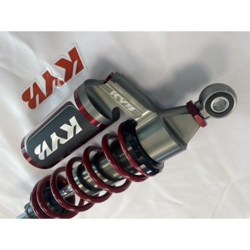 amortiguadores traseros kyb gas para honda pcx 2012 2017 rojo