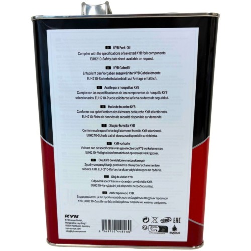 aceite de horquilla kayaba kyb 400g10 g10 sae 10w 4 litros suspension delantera