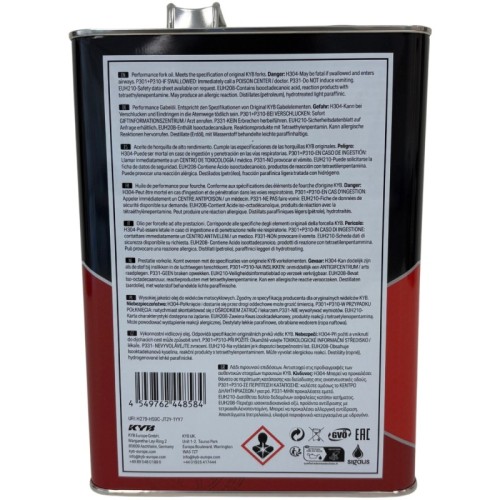 aceite de horquilla kayaba kyb 400m01kyb 01m 5w 4 litros suspension delantera