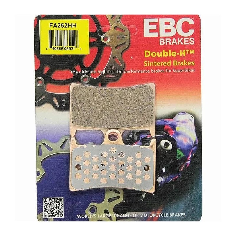 pastillas freno disco moto ebc fa252hh compuesto hh juego