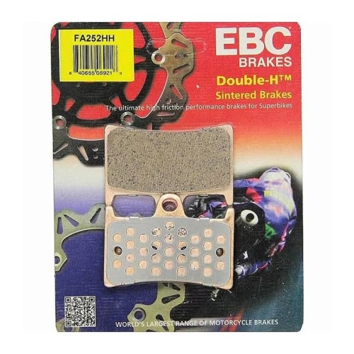 pastillas freno disco moto ebc fa252hh compuesto hh juego