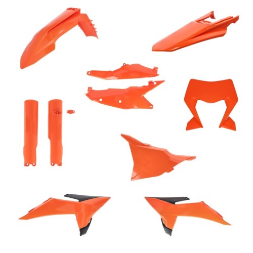 kit completo de plasticos acerbis 0027450 553 ktm exc exc f 2026 color estandar