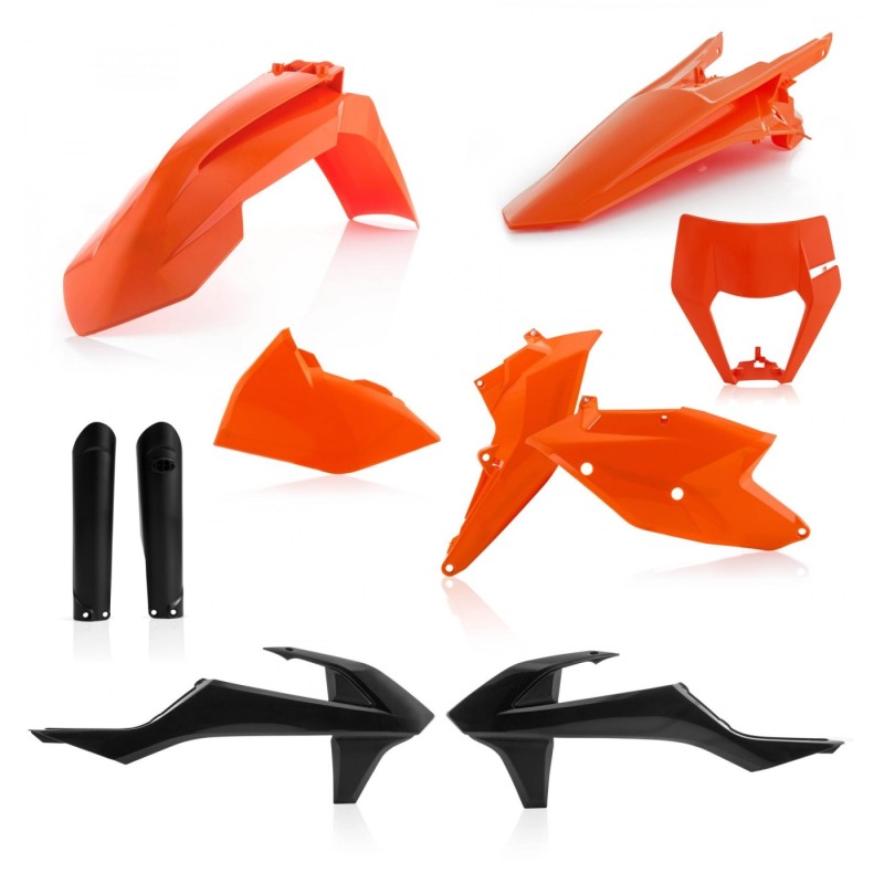 kit completo de plasticos acerbis 0022371 000 ktm exc exc f 2017 2019