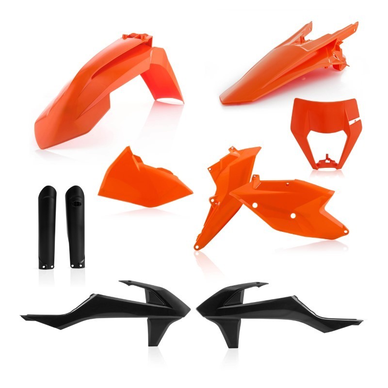 kit completo de plasticos acerbis 0022371 000 ktm exc exc f 2017 2019