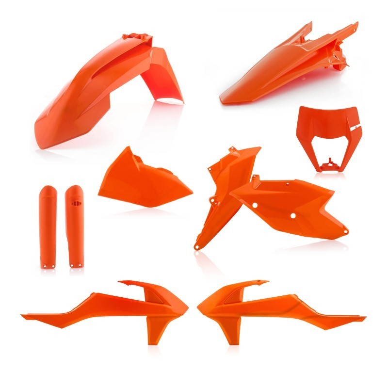 kit completo de plasticos acerbis excexcf 180022371 011 016