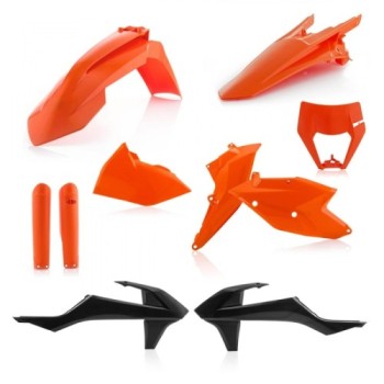 kit completo de plasticos acerbis 0022371 553 018 ktm exc exc f 2017 2019 color original e