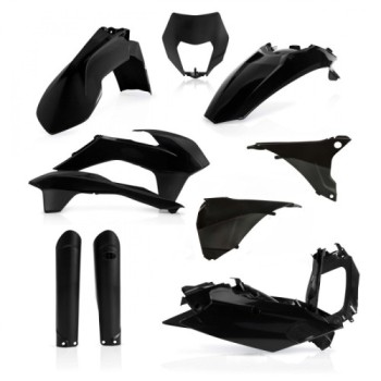 kit completo de plasticos acerbis 0021811 090 ktm exc exc f 2016 negro