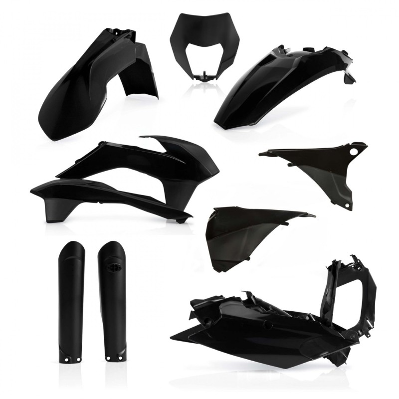 kit completo de plasticos acerbis 0021811 090 ktm exc exc f 2016 negro
