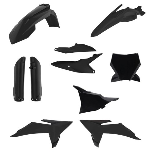 kit completo de plasticos acerbis 0027023 090 negro para ktm sx 85 2025 2026